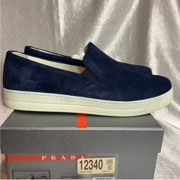 Prada suede slide sneaker - Picture 4 of 8